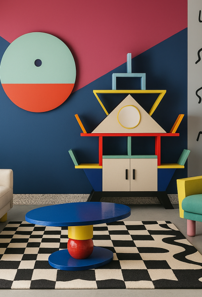 Стиль мемфис в интерьере: как создать  яркий и дерзкий дизайн