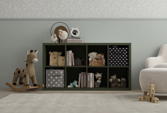 Стеллаж Фан‑7 (цвет Дымчатый Зеленый)