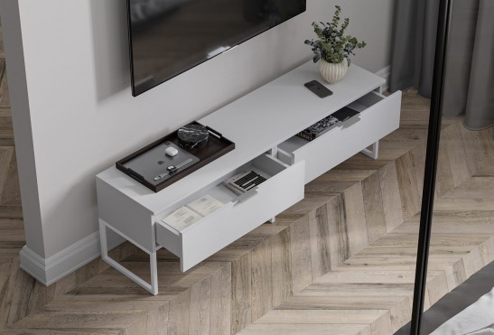 Тумба под ТВ Либерти‑4 (цвет Серый Камень)