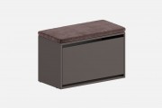 Обувница Луиза‑11 (цвет Трюфель Коричневый, ширина 800 мм)
