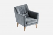 Кресло Бриг‑1 (цвет Royal Velvet 19 Grey)
