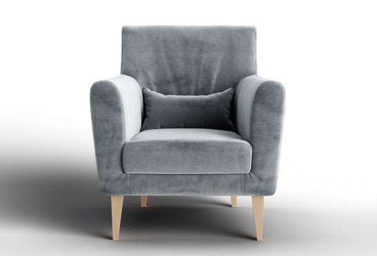 Кресло Бриг‑1 (цвет Royal Velvet 19 Grey)