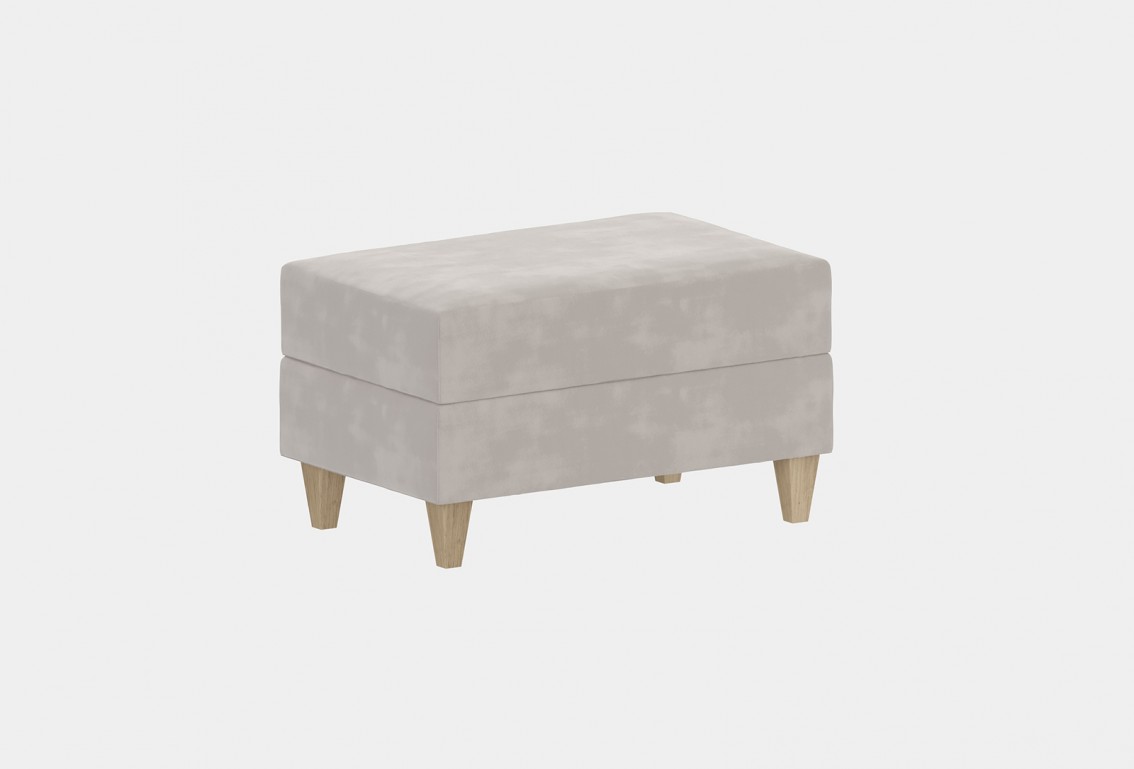 Пуф Квадро‑12 МИДИ (цвет Royal Velvet 1 Pearl)