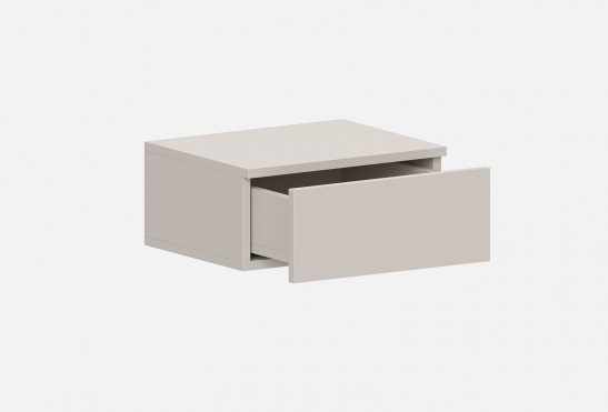 Тумба прикроватная подвесная Афина‑15 (цвет Ярко‑серый)