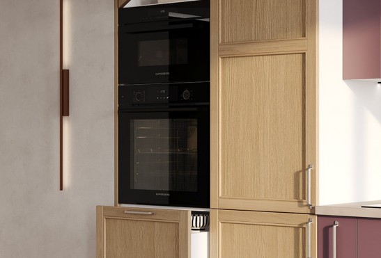 Кухня Окленд‑2‑1 (декор №183 Бесцветный / NCS S 5020‑R10B матовый)