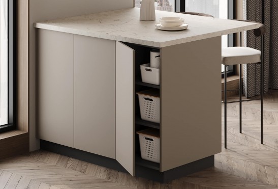 Кухня Прайм‑5‑1 (цвет Кофейный крем&nbsp;/ Пустынный) 