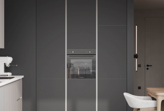 Кухня Прайм‑6‑1 (цвет Туманный&nbsp;/ Бетон) 