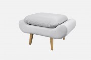 Пуф Тедди‑3‑3 (цвет Royal Velvet 17 Silver) выставочный