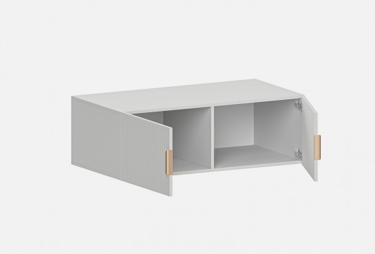 Антресоль Аврора‑А‑1200‑2 (цвет RAL 7047 / Серый Камень, ширина 1200 мм)