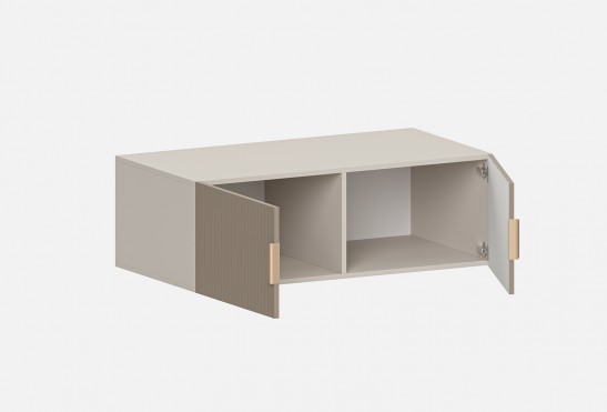 Антресоль Аврора‑А‑1200‑7 (цвет RAL 7030 / Ярко‑серый, ширина 1200 мм)