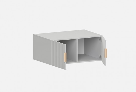 Антресоль Аврора‑А‑900‑2 (цвет RAL 7047 / Серый Камень, ширина 900 мм)