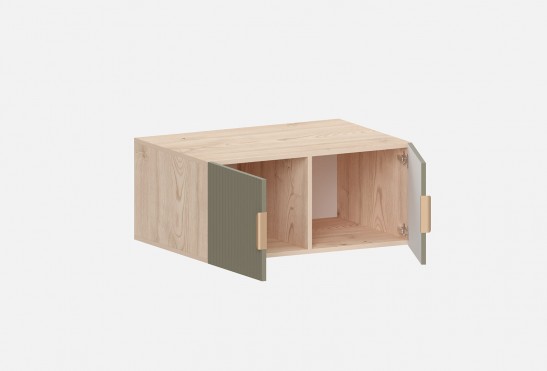 Антресоль Аврора‑А‑900‑8 (цвет RAL 7033 / Каштан Песочный, ширина 900 мм)