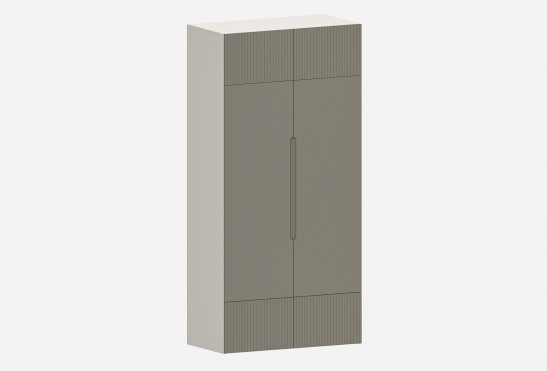 Шкаф Фабио‑1200‑8‑5 (цвет RAL 7030 / Ярко‑серый, ширина 1200 мм)
