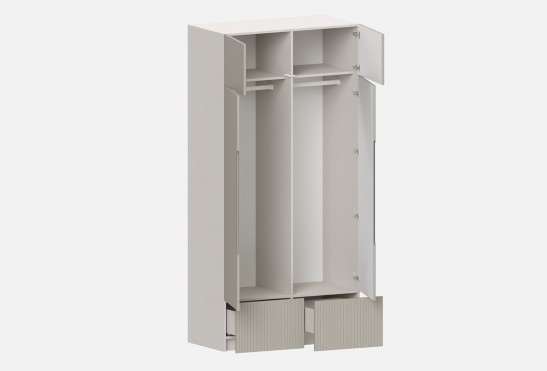 Шкаф Фабио‑1200‑6‑4 (цвет RAL 7038 / Ярко‑серый, ширина 1200 мм)