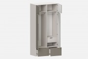 Шкаф Фабио‑1200‑7‑5 (цвет RAL 7030 / Ярко‑серый, ширина 1200 мм)