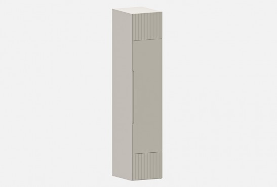 Шкаф Фабио‑500‑1‑4 (цвет RAL 7038 / Ярко‑серый, ширина 500 мм)
