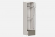 Шкаф Фабио‑600‑3‑5 (цвет RAL 7030 / Ярко‑серый, ширина 600 мм)