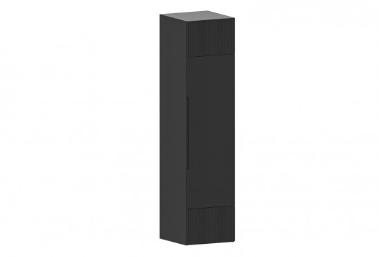 Шкаф Фабио‑600‑2‑3 (цвет RAL 7022 / Антрацит, ширина 600 мм)