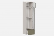 Шкаф Фабио‑600‑3‑6 (цвет RAL 7033 / Ярко‑серый, ширина 600 мм)