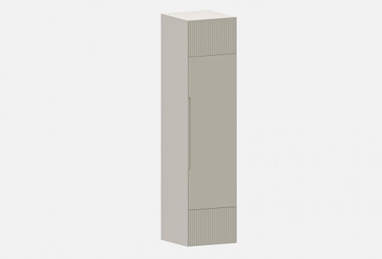 Шкаф Фабио‑600‑2‑4 (цвет RAL 7038 / Ярко‑серый, ширина 600 мм)
