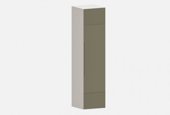 Шкаф Фабио‑600‑2‑6 (цвет RAL 7033 / Ярко‑серый, ширина 600 мм)