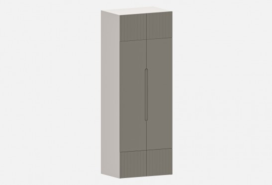 Шкаф Фабио‑900‑5‑5 (цвет RAL 7030 / Ярко‑серый, ширина 900 мм)