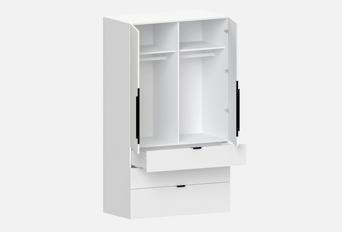 Шкаф Магнус‑1200‑12‑1 (цвет Белый, ширина 1200 мм)