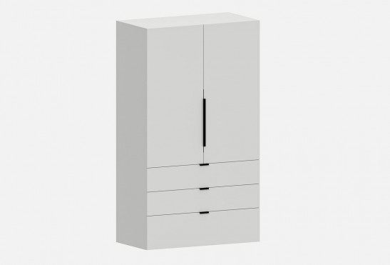 Шкаф Магнус‑1200‑13‑2 (цвет Серый Камень, ширина 1200 мм)