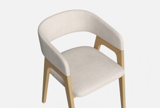 Стул Амбер (цвет 154 Natur&nbsp;/ Royal Velvet&nbsp;1)