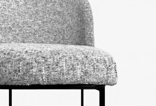 Стул Нота‑1‑1 (цвет Kanzas Люкс 05&nbsp;/ Черный) выставочный