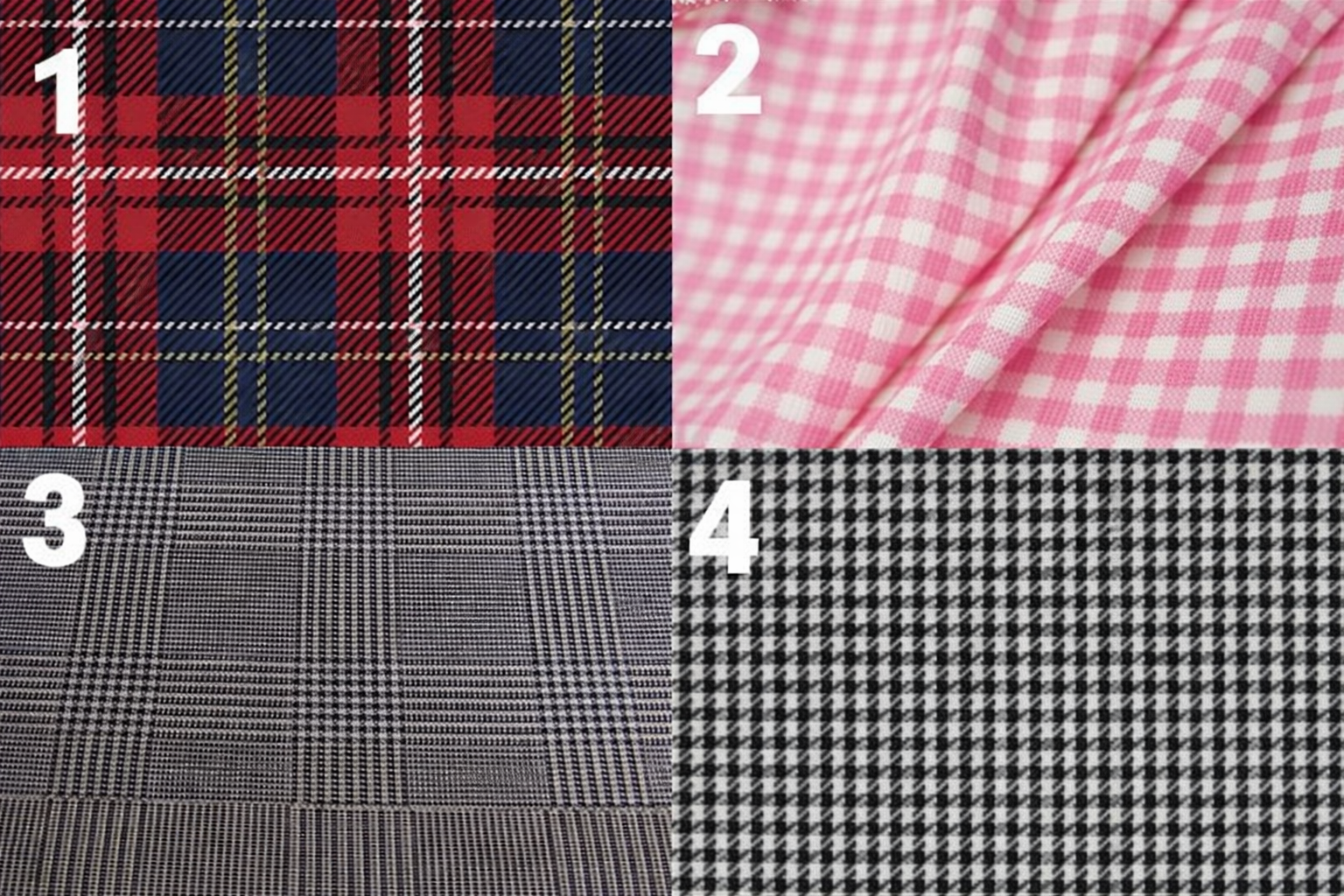 Виды узора клетки