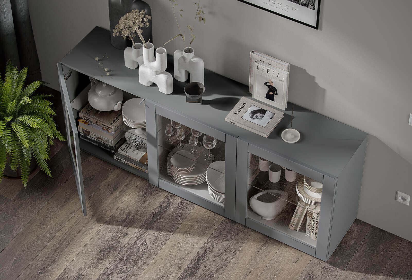 высота от пола до подвесной тумбы под телевизор